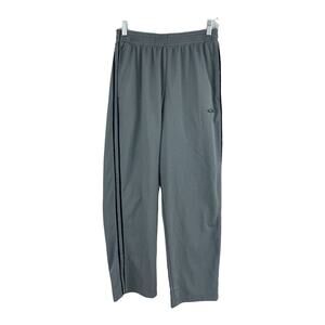 C9 By Champion Women's Medium Gray Striped Track Pants Athleisure Y2K